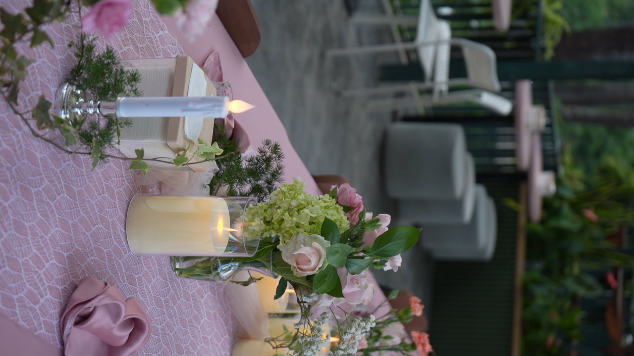 Dekorasi Meja Cantik & Candlelight Bridal Shower